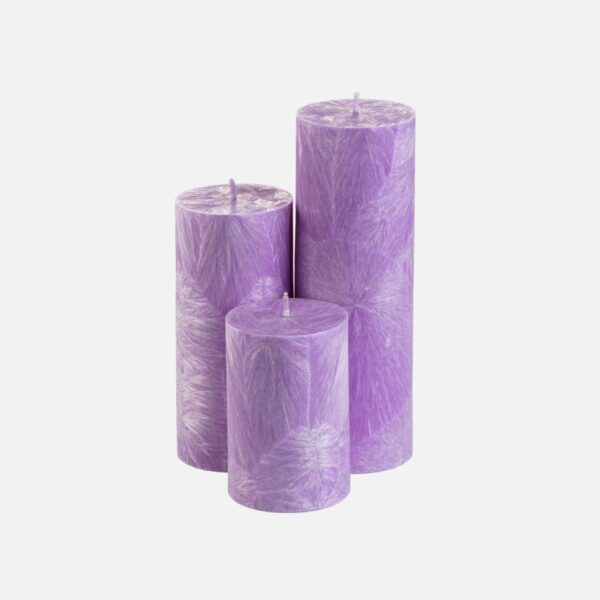 Woven Spiral Candle Set